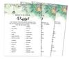 Inkdotpot Bridal Wedding Shower Bachelorette Party Bulk Blank Square Fill In Gift Ideas 50A  Greenery