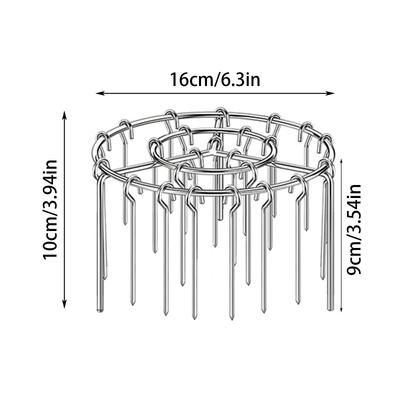 48 Skewers Barbecue Rack For Air Fryer Stainless Steel Grill Vertical Skewer Hanging Kitchen Gadgets Oven Kebab Rack BBQ Tools