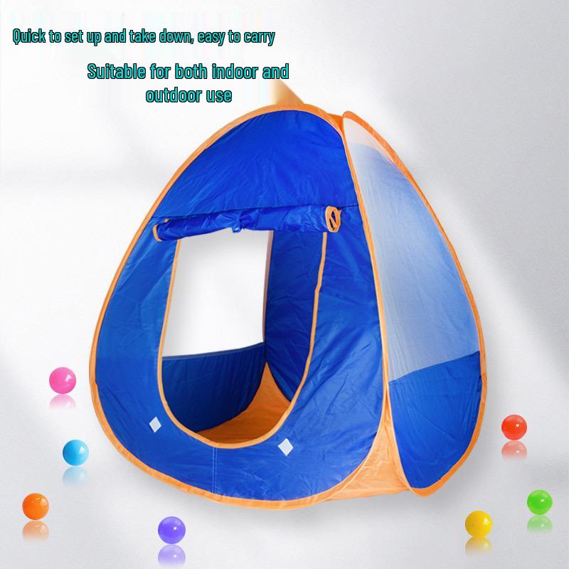 Indoor Blue Play Tent for Kids: Boys & Girls Playground