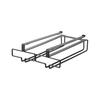 Yamazaki Jitsugyo Under Cabinet Wine Glass Hanger Double Black Approx. W22 X D26 X H7cm Tower No Drilling or Screws Required Kitchen Hanging Shelf