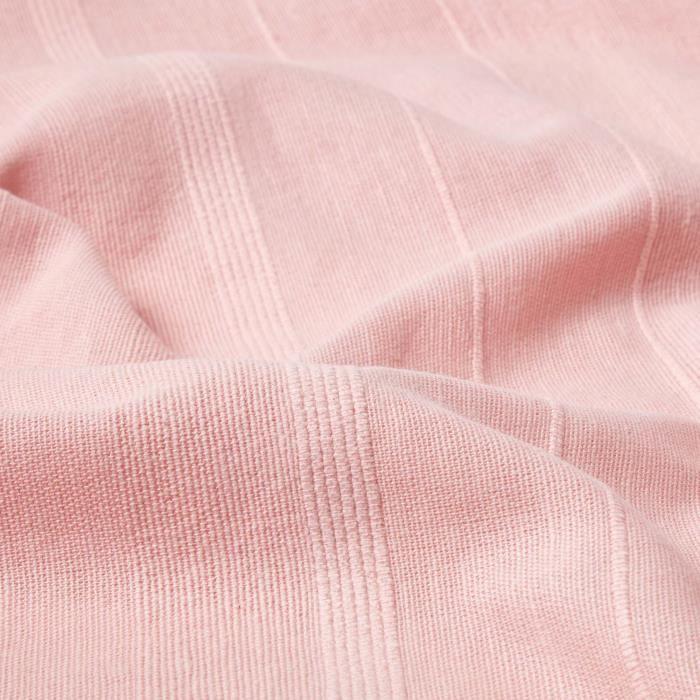 Jeté De Lit Ou De Canapé - Rajput - Rose - 150 X 200 Cm - Coton - Lavable En Machine