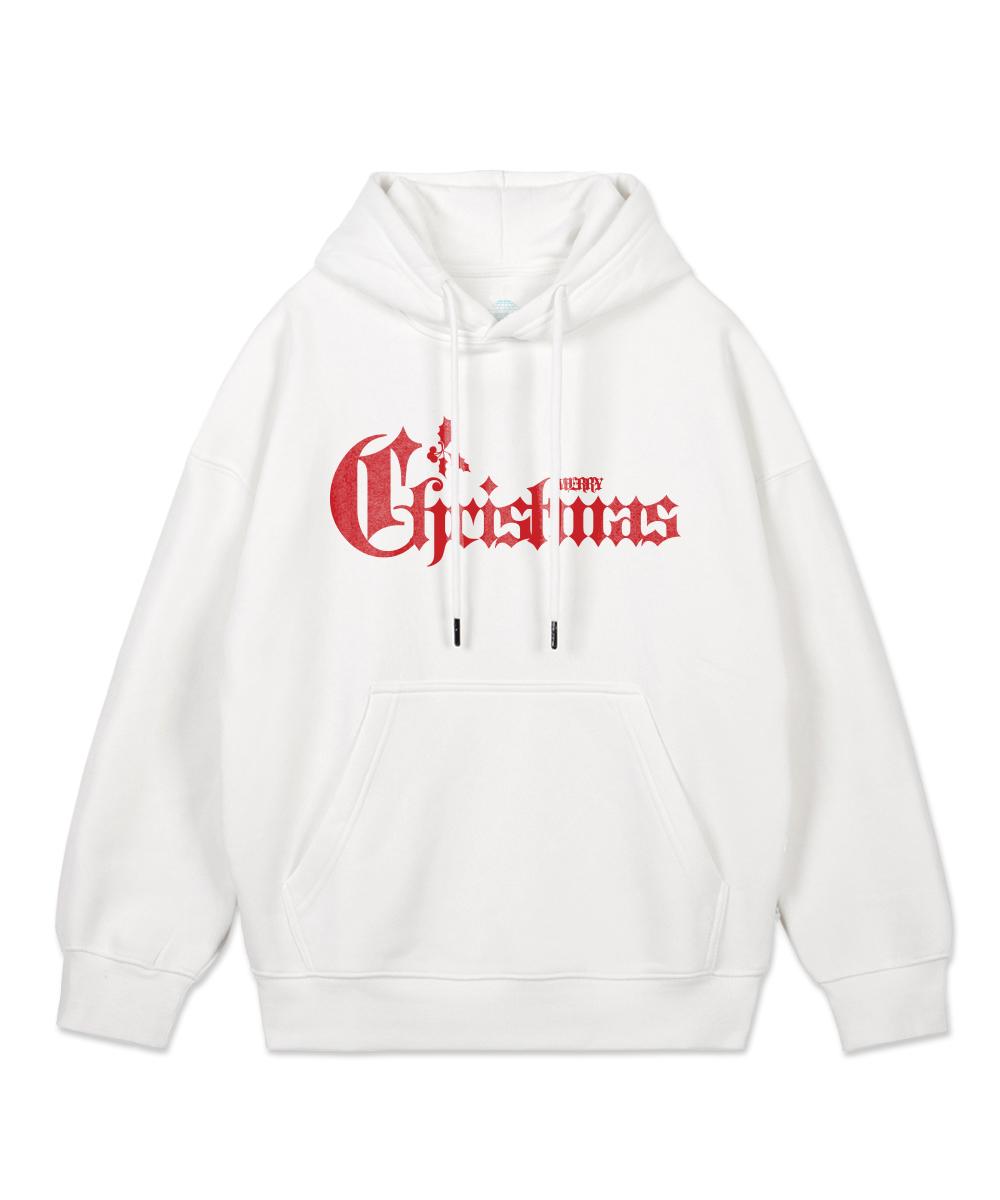 Astral Projection Christmas Special 04 Oversized Wide Shoulder Hoodie_White Xl (No Fleece Lining)