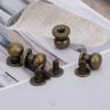 20 STÜCKE 9 x 8mm DIY Kupfernieten Rundkopf Nippelniete Tasche Schuhe Zubehör für Leder