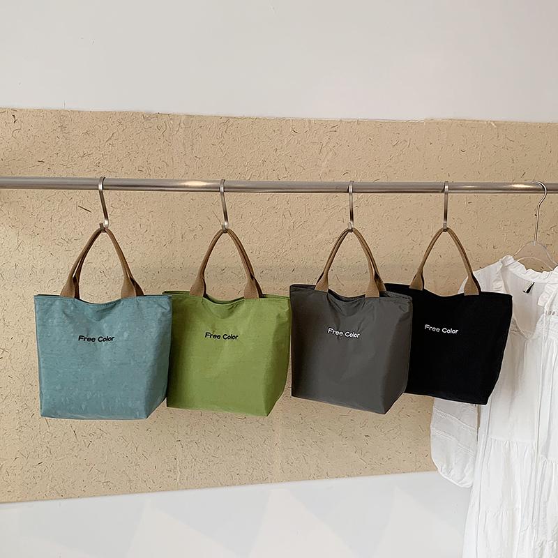Large Capacity Women's Bag Letters Tote Bag Commuter Shoulder Bag