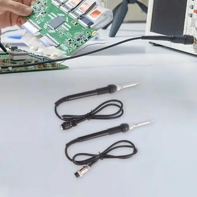 2PCS Soldering Iron Handle Electric 5 Hole 5 Pin Compatible with 852D 853D 878AD 898D 936B 937D Welding Stations