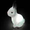 Color Changing Battery Powered LED Night Light Rabbit Lamp Home Table Decor