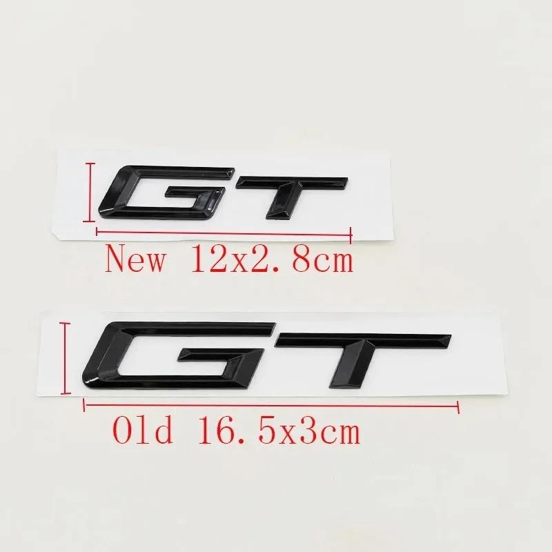 Logo ABS 3D Emblème GT Lettres Badge Autocollant Coffre Arrière de Voiture pour BMW F34 E36 E46 F07 G32 650 535i 630i Série 3 5 6 Accessoires GT