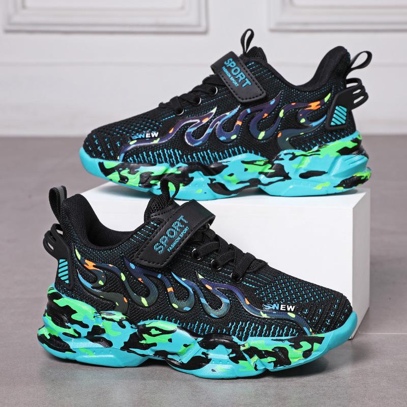 Casual Boys' Shoes, Large-size Children's Running Shoes, Men's Shoes, New Spring/autumn Breathable Mesh Sneakers