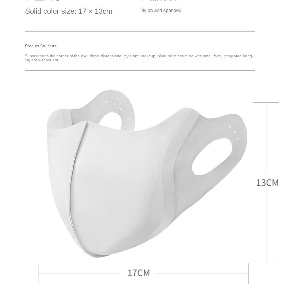 Anti-UV Ice Silk Mask Breathable Anti-sun Mask Hot Sale Face Veil  Outdoor Sports