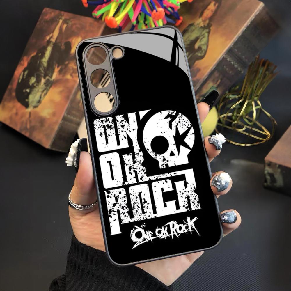 Japan Band ONE OK ROCK Handyhülle Für Samsung Galaxy S25 S24 S23 S22 S20 S21 Note20 Ultra Plus Fe Farbige Silberne Hülle