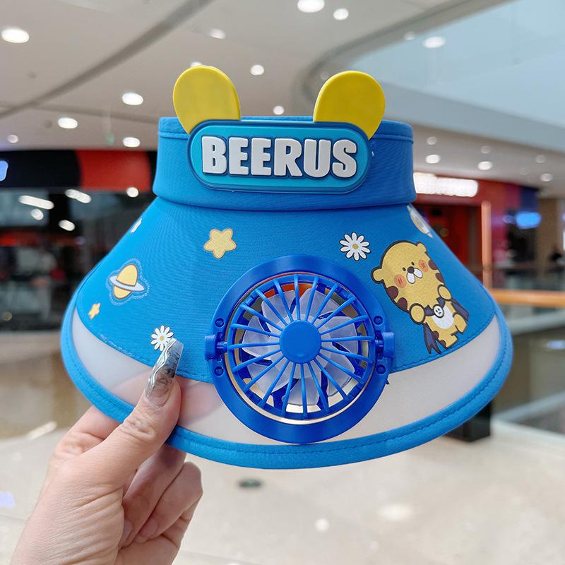 Children's Hat Solar Fan Hat Boys and Girls Large Brim UV Sun Protection Sun Protection Summer Sun Hat