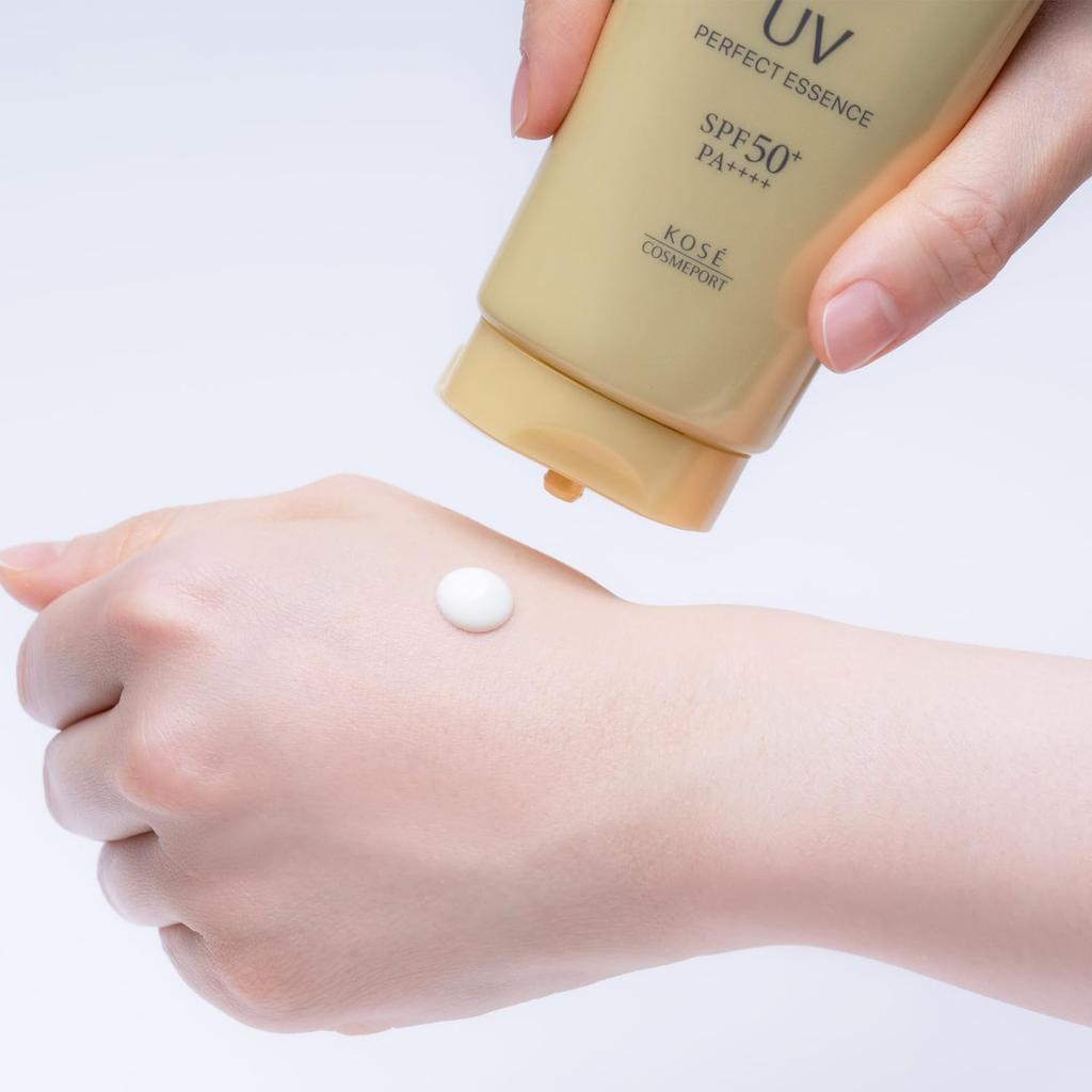 Suncut Perfect UV Essence SPF50+ PA++++ UV and Water Resistant 80g Sunscreen for Face and Body, Fragrance-Free, Super Waterproof, Allergy Guard,