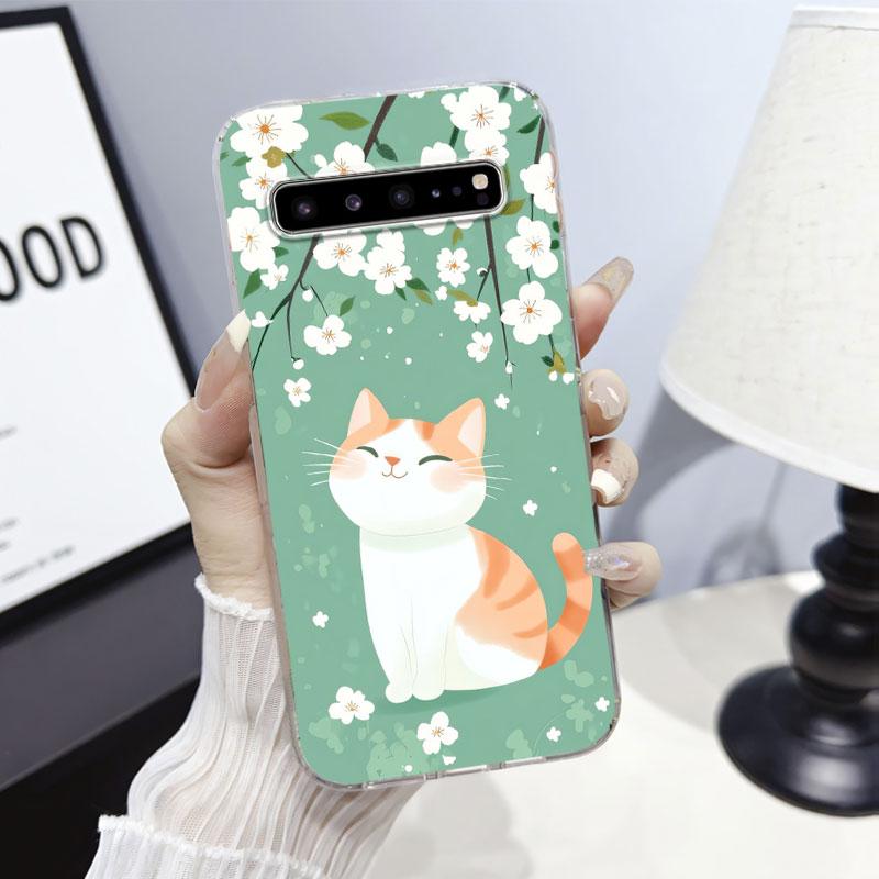 For Samsung S10 Plus S10 5G4G S10E Case Transparent Cover For Samsung Galaxy S10+ Marble Clear Soft Silicone Phone Case Fundas