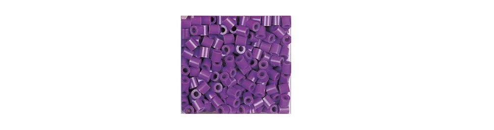 

Бусины Perler одноцветные фиолетовые