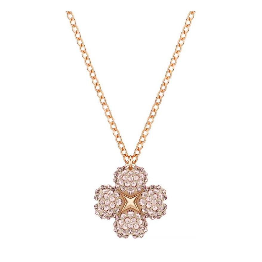 Swarovski Latisha Ziedu kulons Rozā zelta