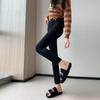 [Small black pants god pants] pipe pants women's autumn new high-waisted and thin nine-point small straight casual pants