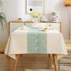 Thickened Imitation Cotton Linen Dining Household Square Wear-resistant Waterproof Oil Proof Tablecloth