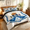 Pec Zwolle Pattern Bedding uilt Set uilt Cover Pillowcase Home Decoration Birthday Gift (1 * duvet cover + 2 * pillowcase without core)