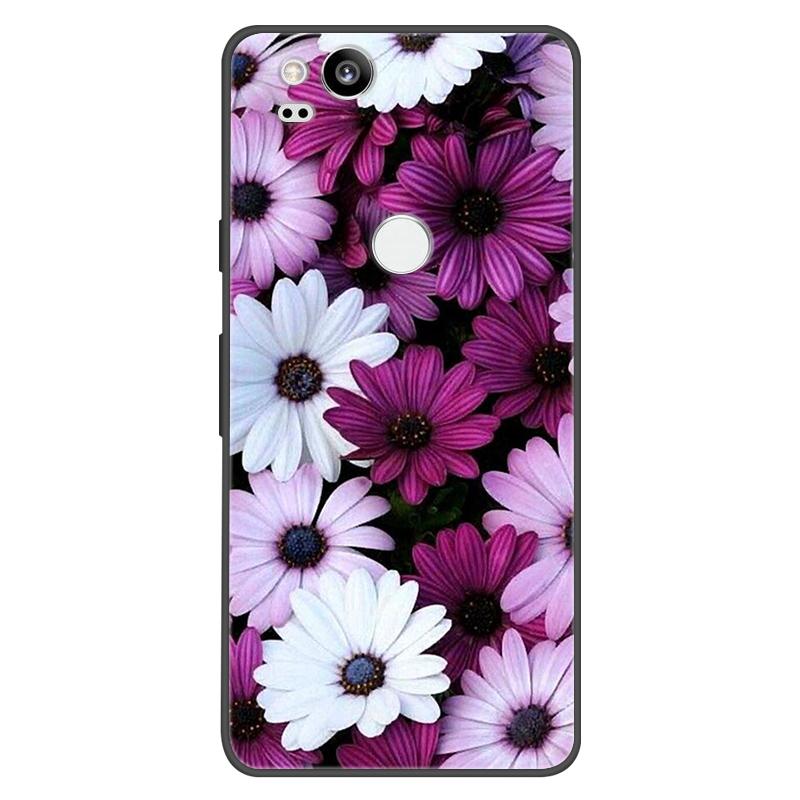 For Google Pixel 2 Case Soft Black Silicone Bumper Butterfly Phone Cover for Googe Pixel2 2XL Pixel2XL 2 Cases Fundas Coque