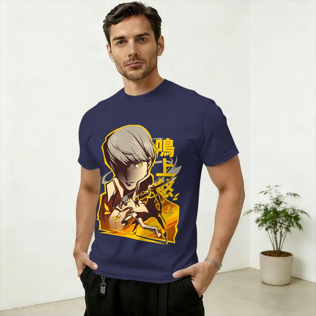 Unisex Yu Narukami PPersonas T Shirts Cotton Clothes Funny Short Sleeve Round Neck Tees Summer TShirt
