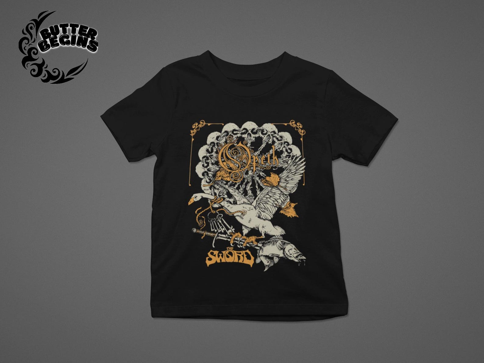 Opeth T-Shirt - 90s Metal Band Merch, Alternative Rock Apparel S