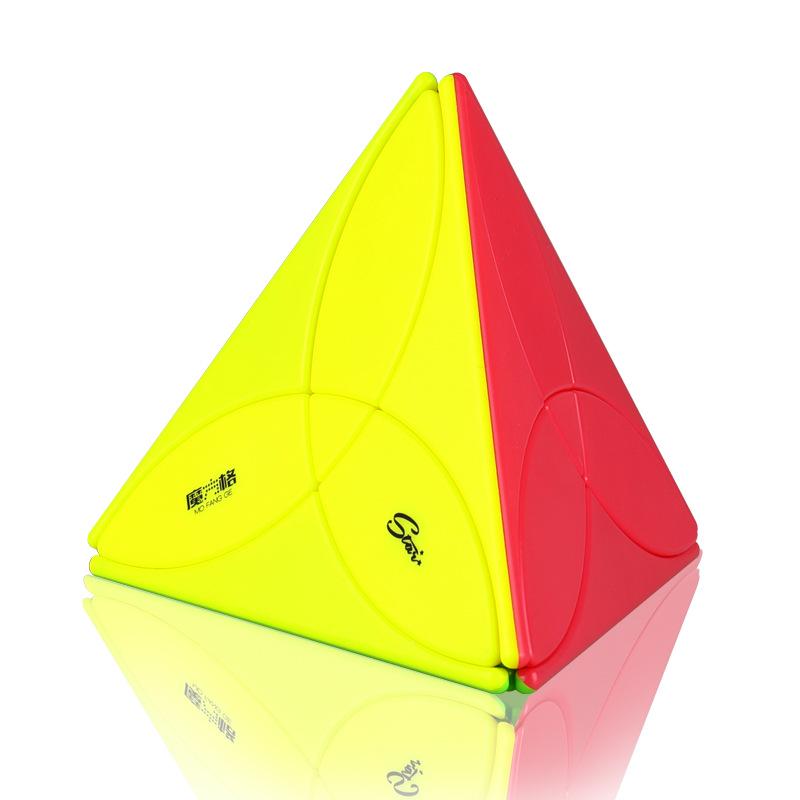 QiYi Alien Petal Pyramid 2x2 Clover Puzzle - Fun Educational Toy for Kids