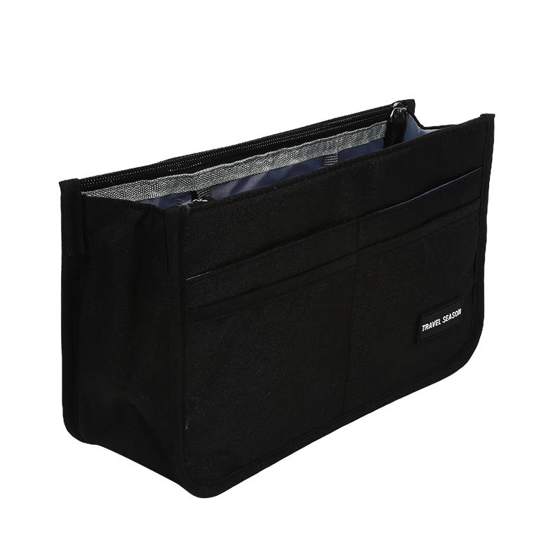 Fashion Travel Tote Bag Shaper Insert with Handles Large Capacity Purse Organizer Liner Bag Multifunctional Cosmetic Bag