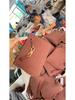 2024 Autumn/Winter Frosted Woven Crossbody Tote with Metal Butterfly Buckle for Women