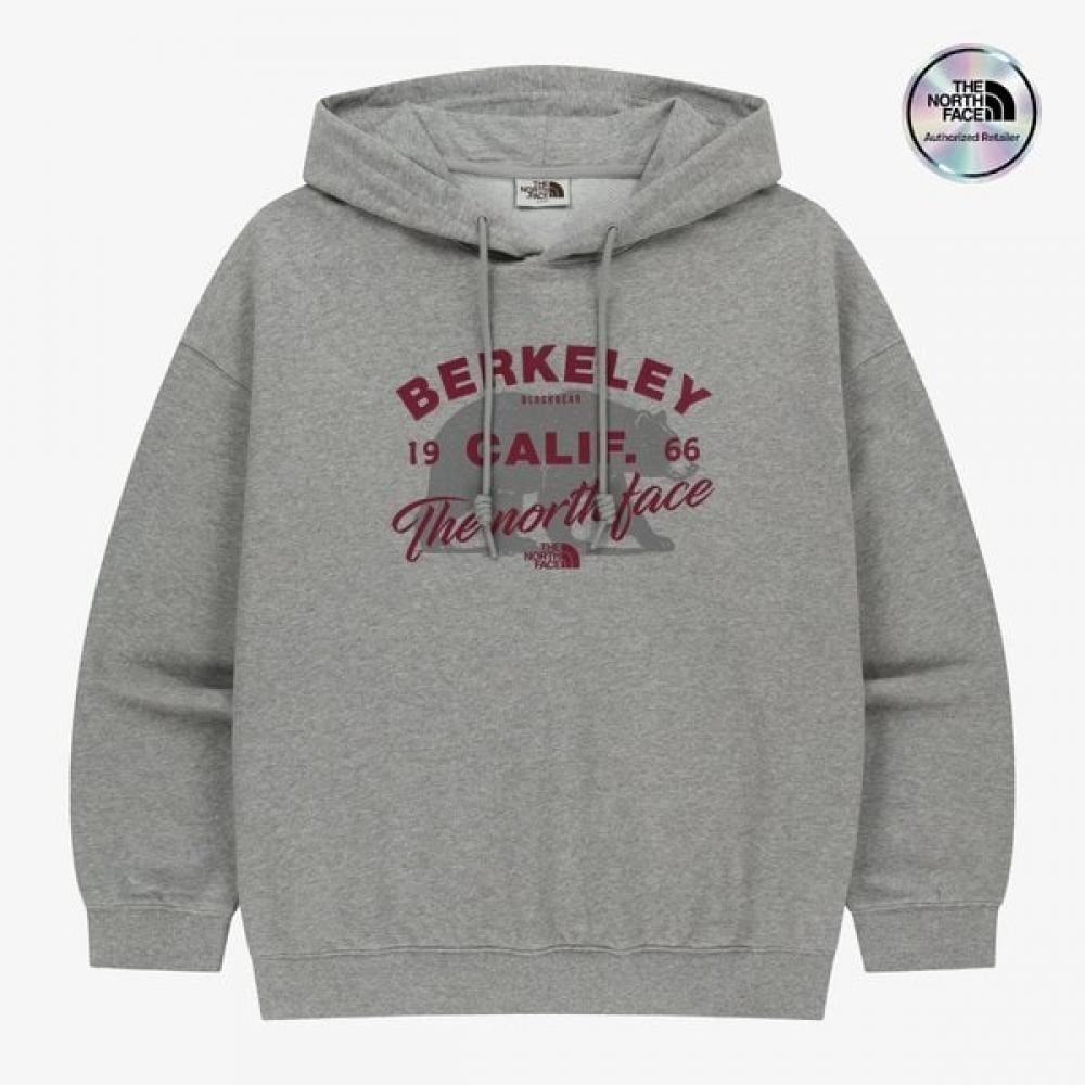 The North Face Berkeley Hoodie Nm5ps03k Melange Grey MELANGE GREY/090