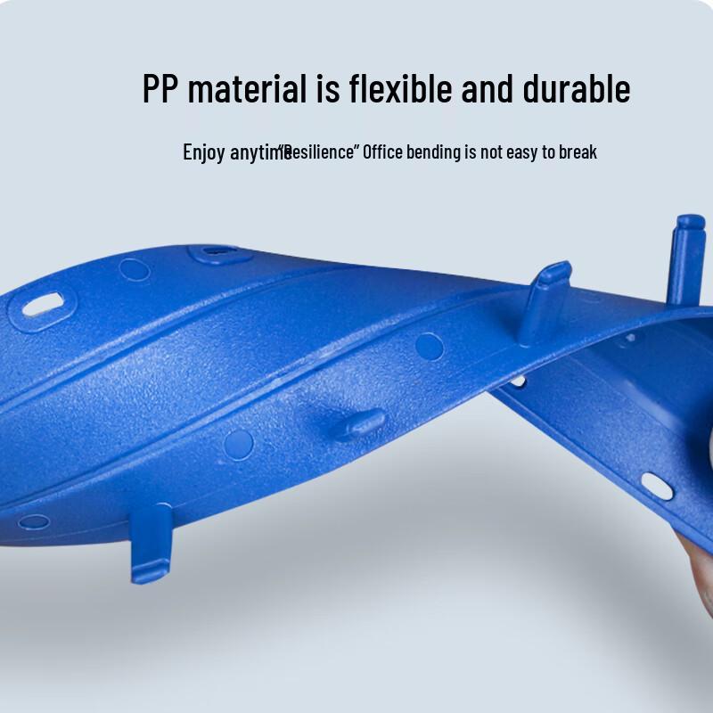 Youbili A4 10-Hole Binding Strips, Black, 100 Pcs/Box