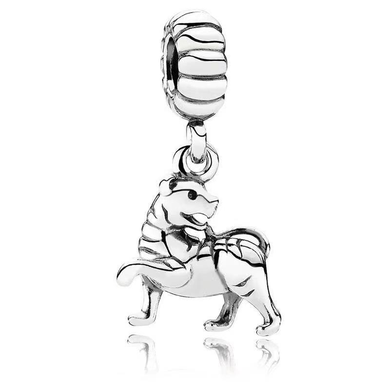 

E-Commerce Popular Jewelry, Silver-Plated Beads, Zodiac Pendants, Bracelets, Bracelets, Beaded Diy Accessories