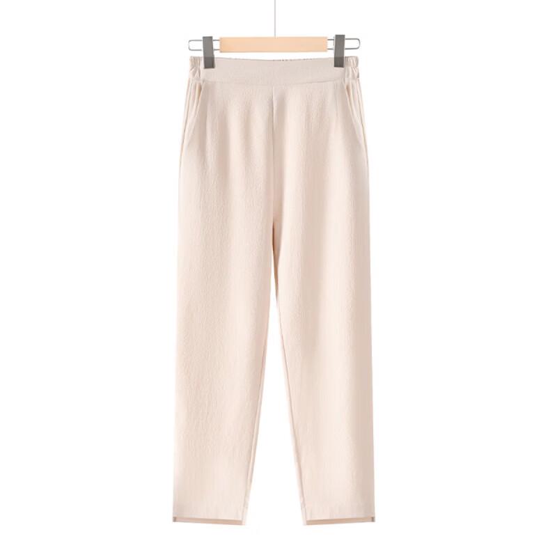 Women s Summer High-Waist Slimming Cropped Pants 2XL