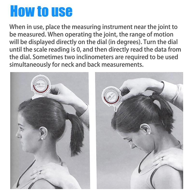 Bubble Motion Inclinometer For Physical Therapy Goniometer Range Of Motion Measurement Pt Inclinometer
