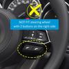 For 2017-2024 Mazda3 CX5 CX3 KF DK BN Carbon Fiber Car Steering Wheel Cover Trim