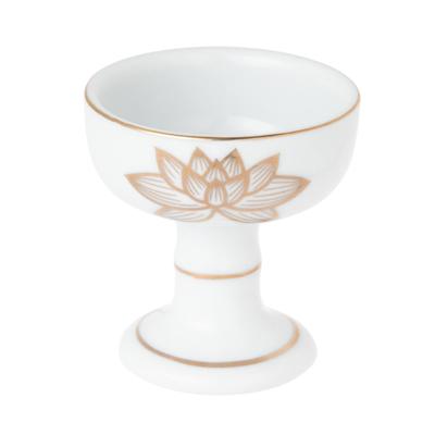 Budistu altāris, Šinto altāris, Baltā zelta lotosa budistu trauku komplekts 6 gab., AM-TM647