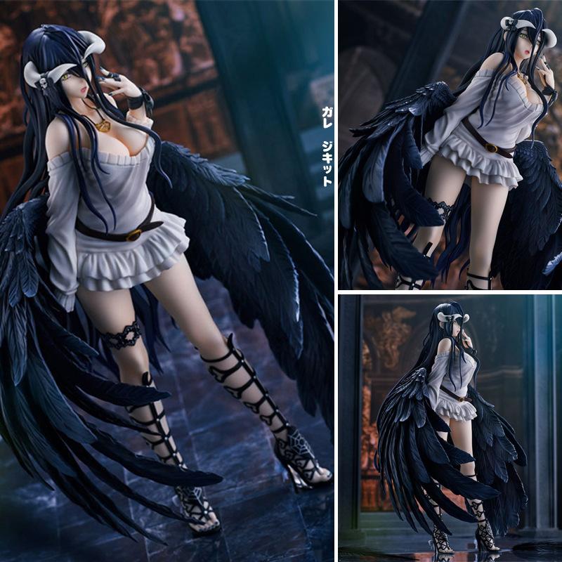 Non-Toxic Overlord Iii Albedo Ver. 21 Cm Anime Figure Albedo Pvc Action Figure Toy Beautiful Children Doll Collection Model Christmas Gift