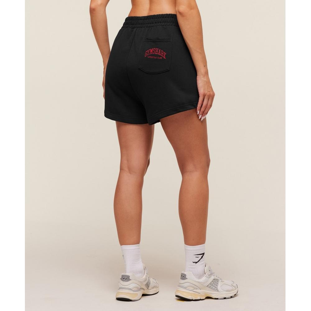 Gymshark Collegiate Graphic Short Black B4b9m Bb2j