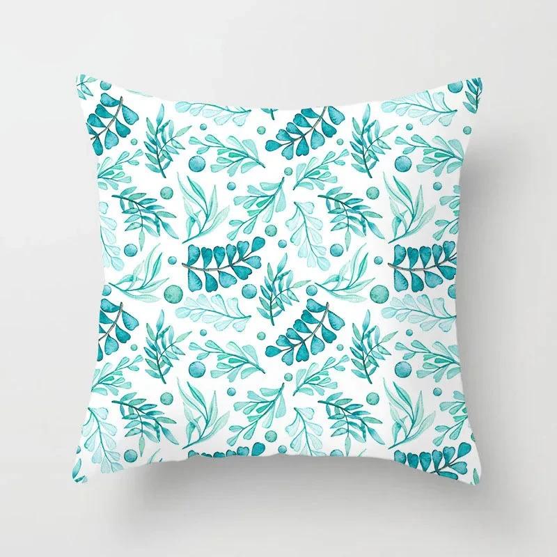 Bohemian Mint Green Pillowcase 45*45 Cm Modern Geometric Print Pillowcase Living Room Sofa Home Decoration Cushion Cover