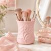 3D Printed Flower Vase Raised Patterns Pen Holder Cosmetics Storage Rack  Living Room Decor
