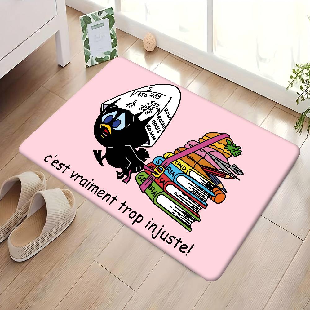 C-Calimero Door Mat Nordic Style Bedroom Living Room Doormat Home Balcony Anti-Slip Alfombra