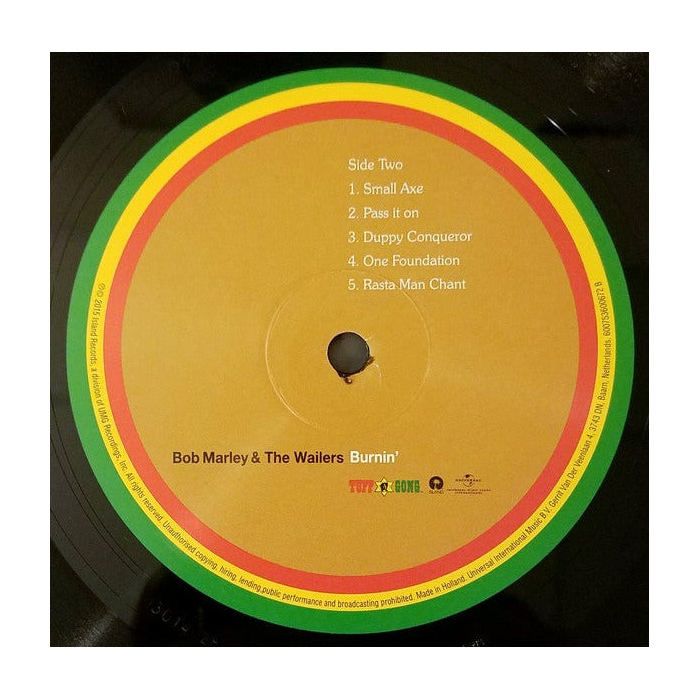 Burnin' by Bob Marley (Vinyl)