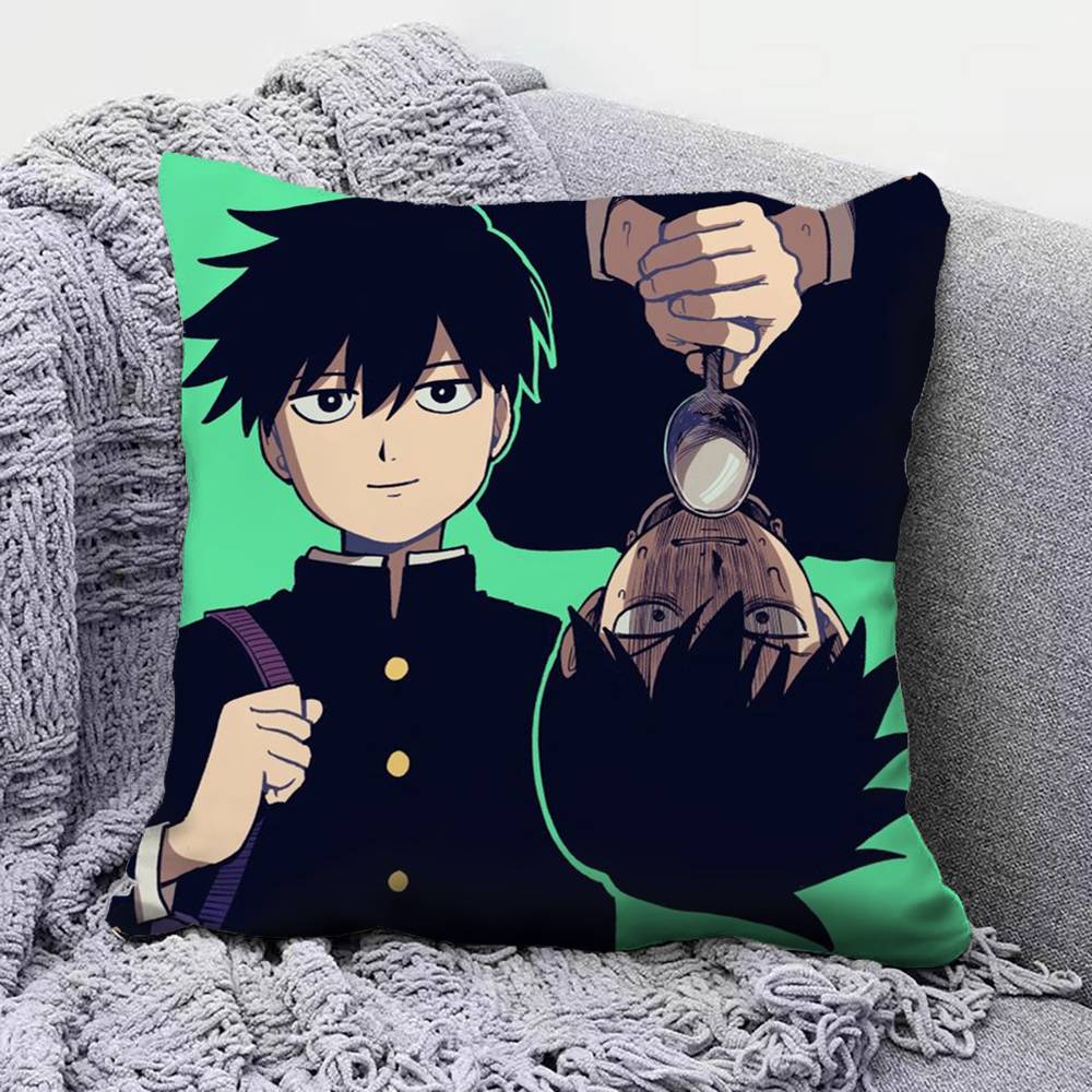 Mob Psycho  AAnime  Pillow Covers Home Sofa Cushion Covers and Aecorative Custom