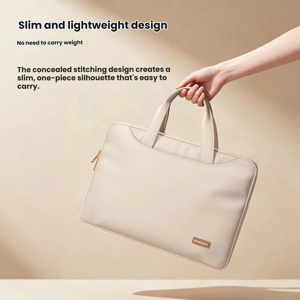 GOLF Lightweight Business Laptop Bag Women's 14-Inch Briefcase Commuter Tote with Hidden Handle Sleeve
