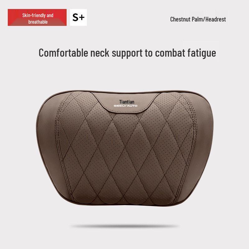 Headrest Lumbar Support & Neck Protection Pillow for Geely Models: Xingyue L, Boyue, Binyue, Yuanjing X3 X6, Haoyue, ICON, and Emgrand S
