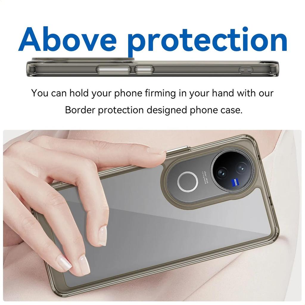 Phone Case For Vivo V50 , Clear Transparent Phone Case Cover For Vivo V50