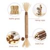 Cat Chew Toy Natural Silver Vine Dental Stick Cats Teeth Cleaning Self-play Toy Safe Catnip Chew Stick for Indoor Cats Playing Promotes Dental Health