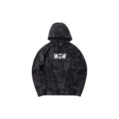 Li Ning Wade Series Loose Pullover Hoodie Men Hoodies Black AWDQ539-1