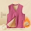 Women's Plus Velvet Warm Winter Vest for Elderly