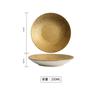 Creative Ceramic Deep Plate Restaurant Soup Plate Salad Plate Dessert Plates Snack Plates Service Plates Hotel Tableware
