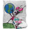 Invader Zim Silky Gir Supersoft Blanket